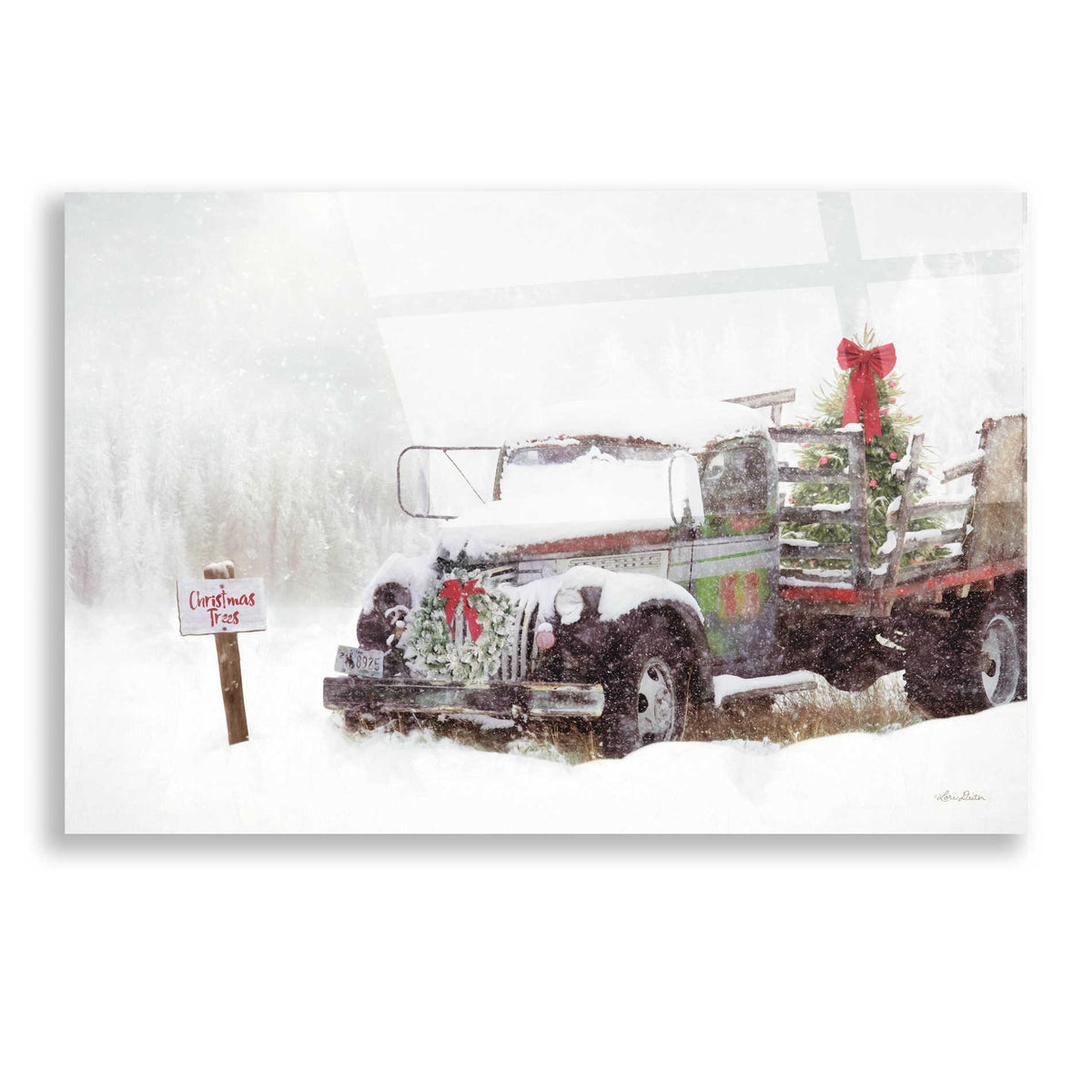Epic Art 'Wyoming Tree Farm' by Lori Deiter, Acrylic Glass Wall Art
