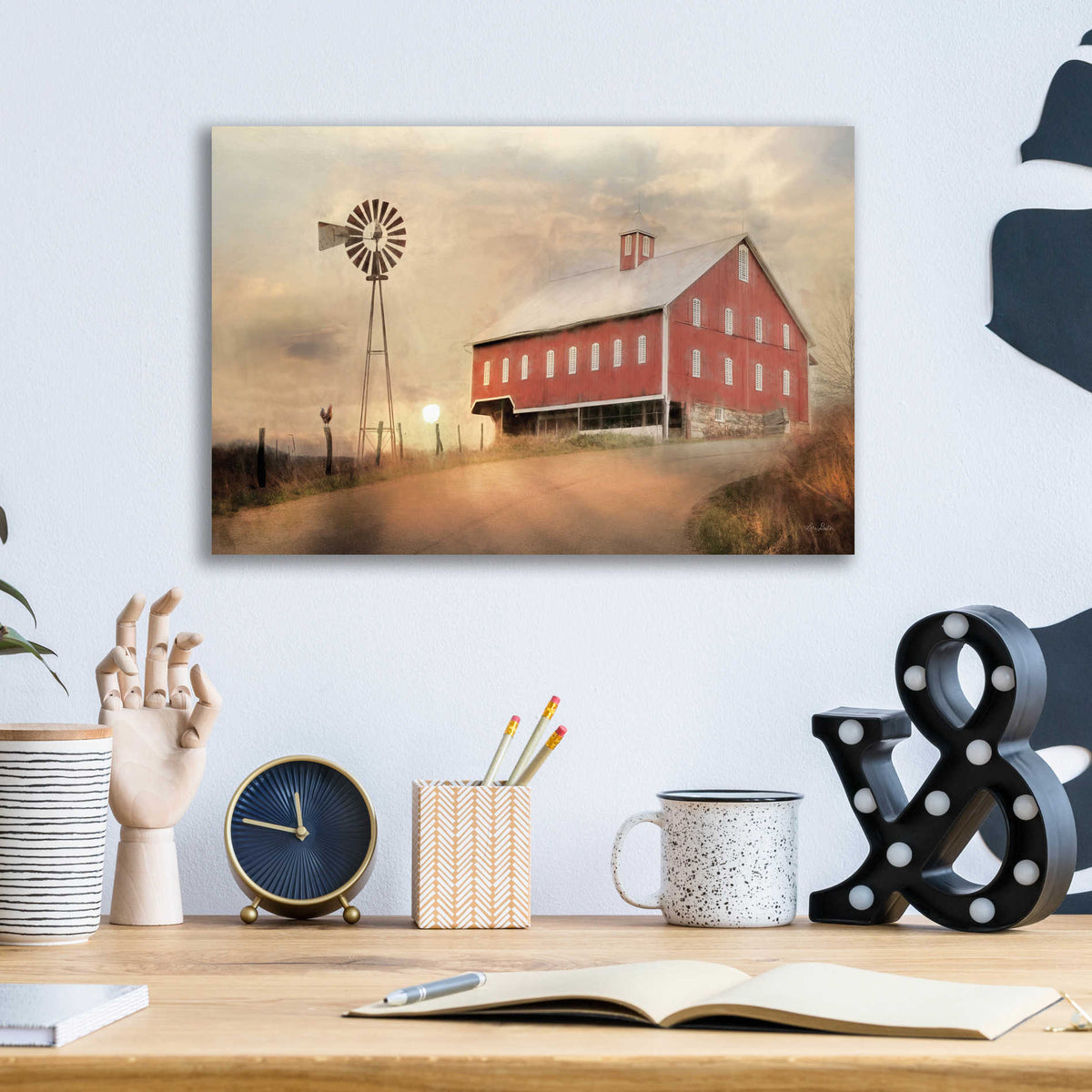 Epic Art 'Here Comes the Sun' by Lori Deiter, Acrylic Glass Wall Art,16x12