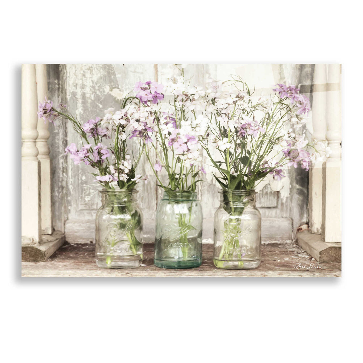 Epic Art 'Roadside Beauties' by Lori Deiter, Acrylic Glass Wall Art