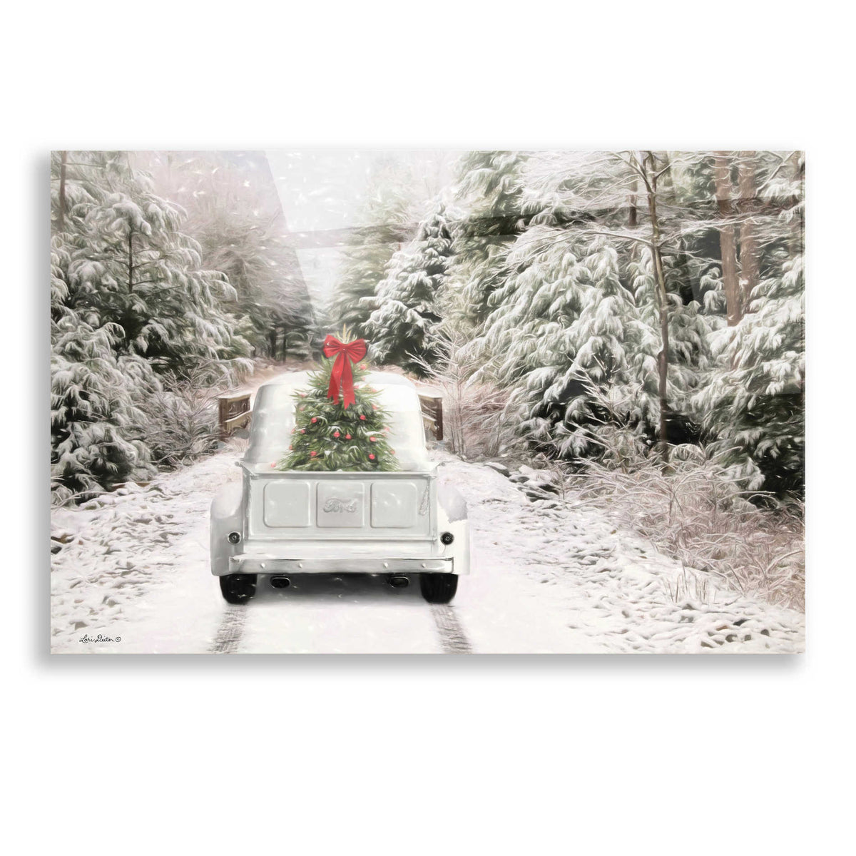 Epic Art 'Picking Up the Tree' by Lori Deiter, Acrylic Glass Wall Art