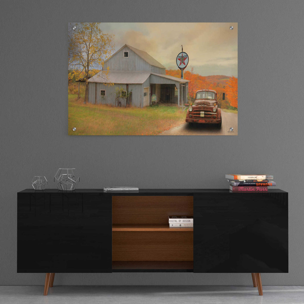 Epic Art 'The Old Station' by Lori Deiter, Acrylic Glass Wall Art,36x24