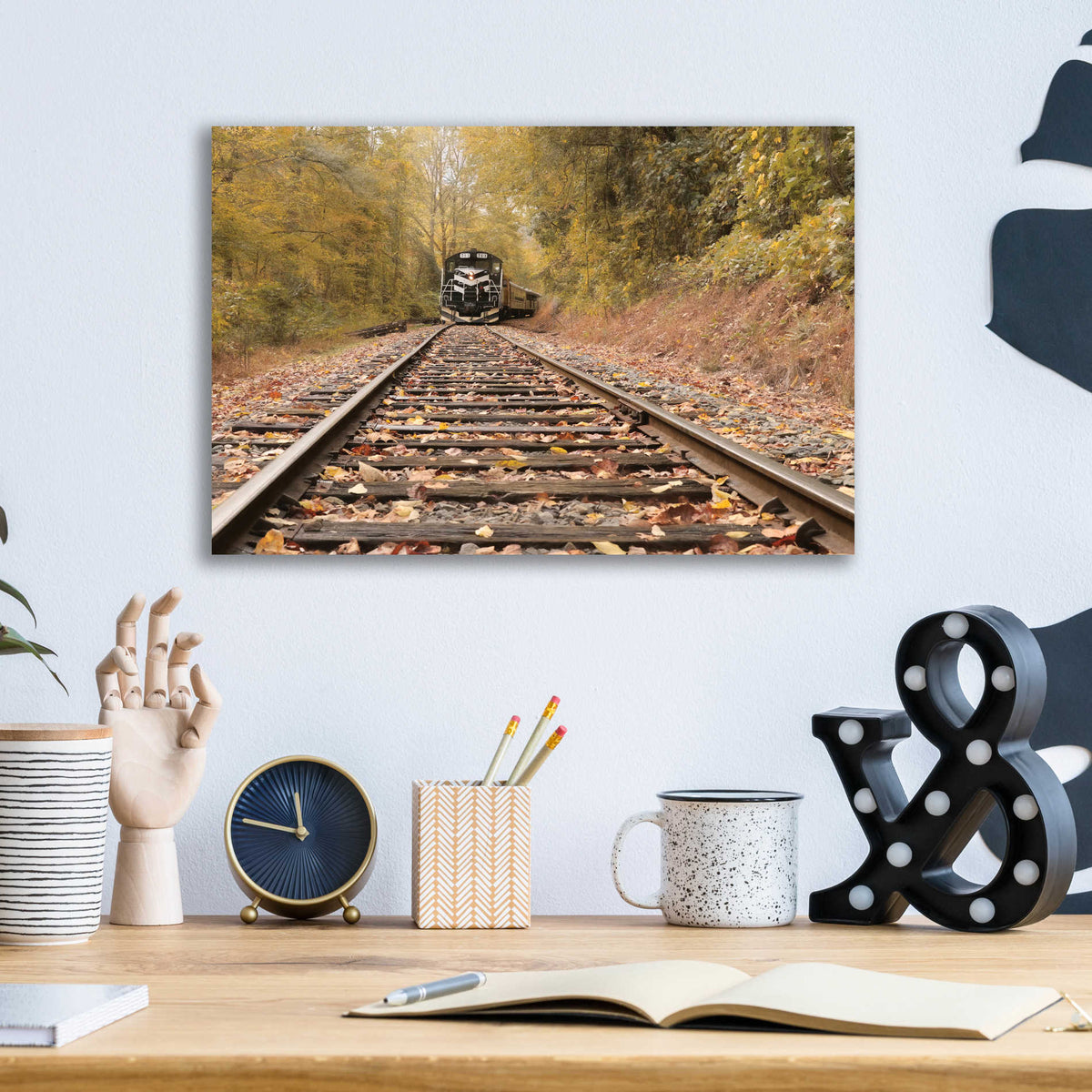 Epic Art 'Great Smoky Mountains Railroad' by Lori Deiter, Acrylic Glass Wall Art,16x12