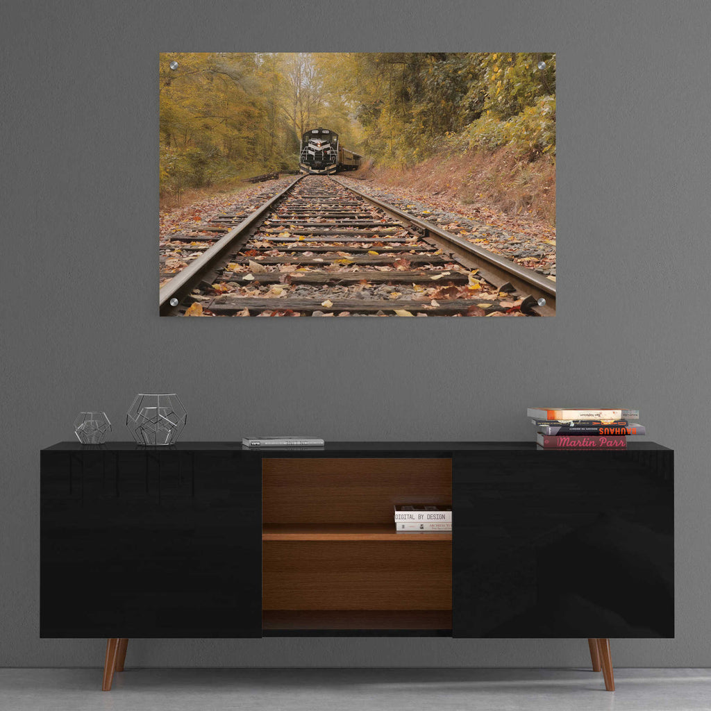 Epic Art 'Great Smoky Mountains Railroad' by Lori Deiter, Acrylic Glass Wall Art,36x24