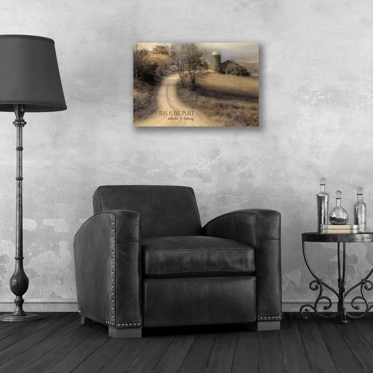 Epic Art 'Place Where I Belong' by Lori Deiter, Acrylic Glass Wall Art,24x16