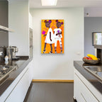 Epic Art 'The Petite Twins' by Erin Robinson, Acrylic Glass Wall Art,24x36