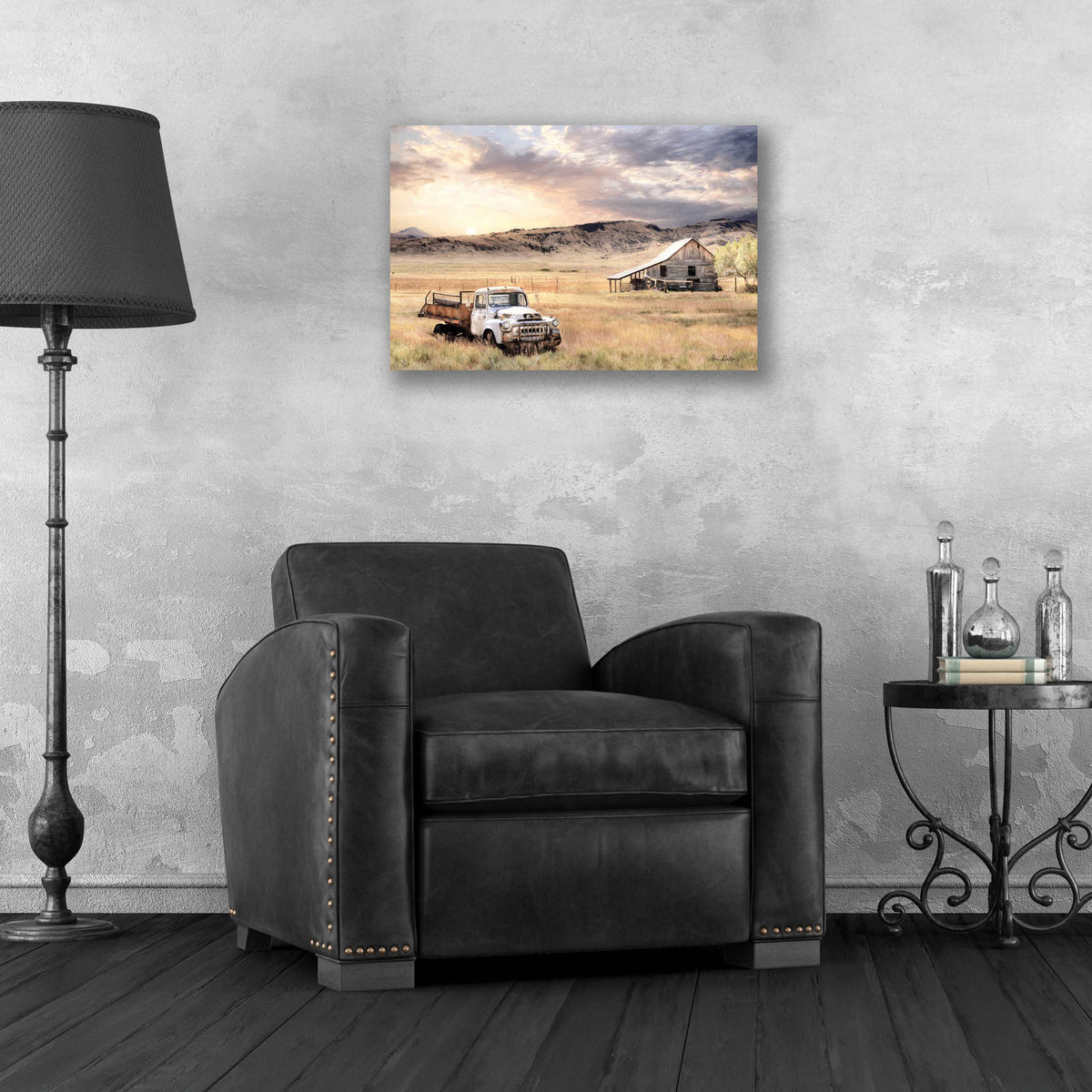 Epic Art 'Route 160 - Light' by Lori Deiter, Acrylic Glass Wall Art,24x16
