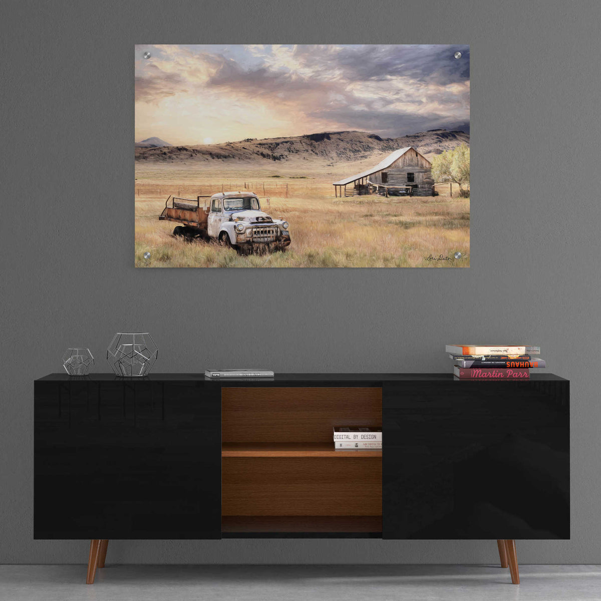 Epic Art 'Route 160 - Light' by Lori Deiter, Acrylic Glass Wall Art,36x24