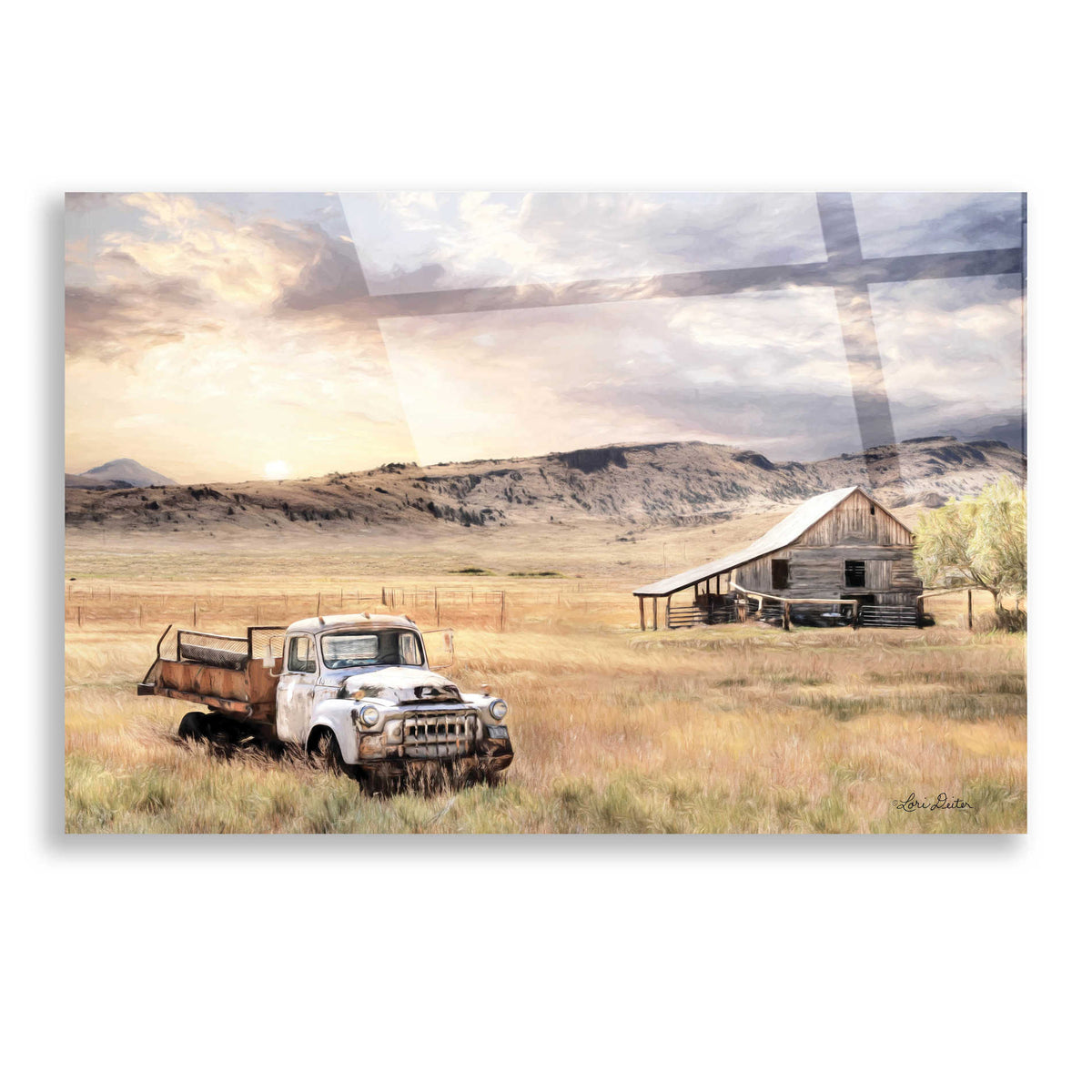 Epic Art 'Route 160 - Light' by Lori Deiter, Acrylic Glass Wall Art