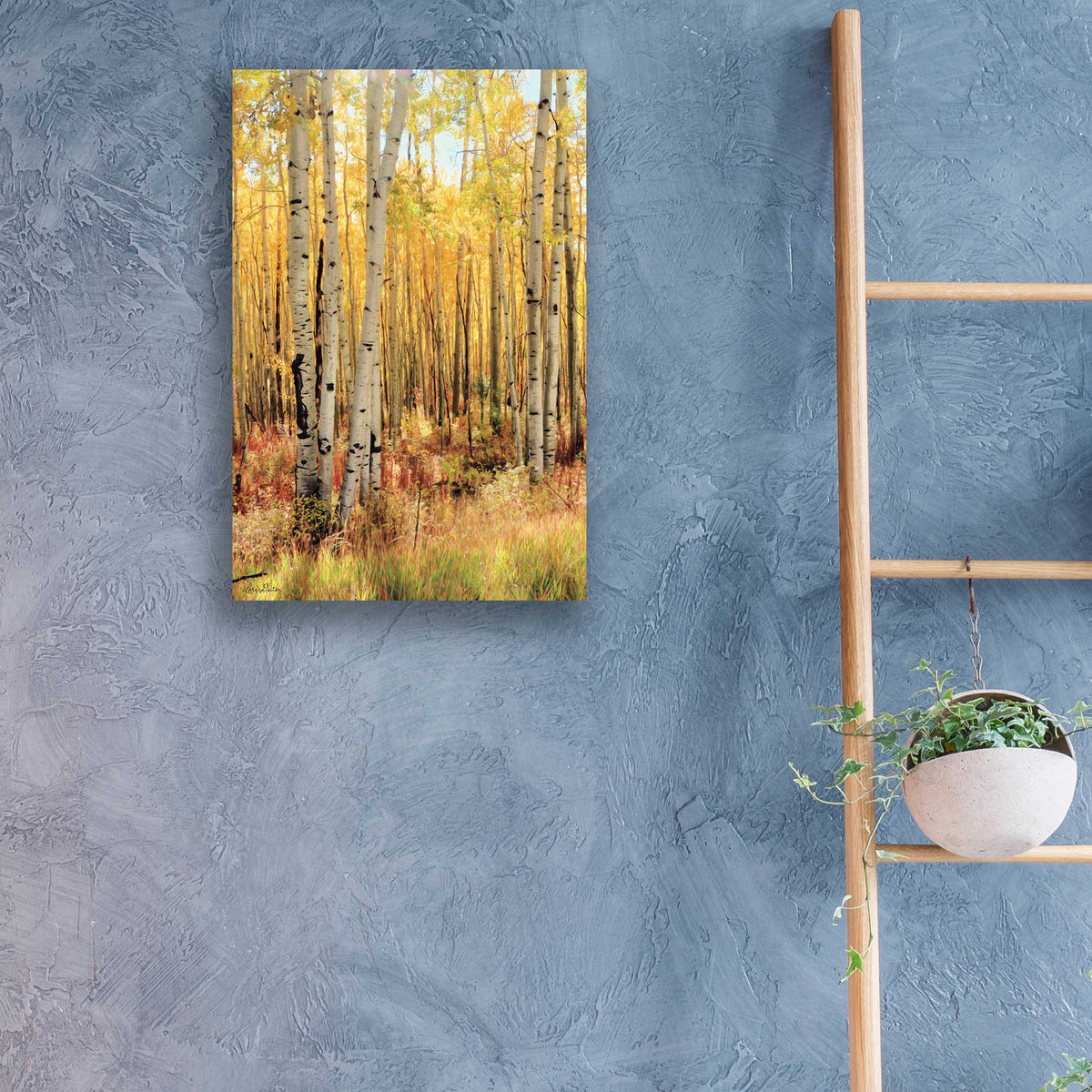 Epic Art 'Solid Gold II - Dark version' by Lori Deiter, Acrylic Glass Wall Art,16x24
