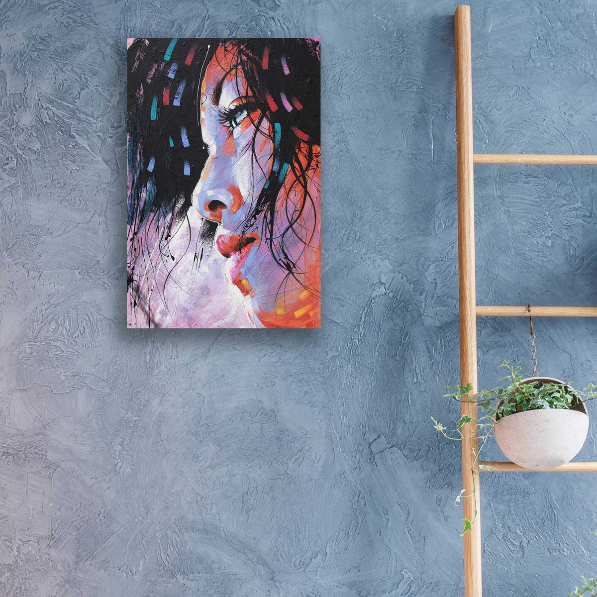 Epic Art 'Mother Ganges' by Colin John Staples, Acrylic Glass Wall Art,16x24
