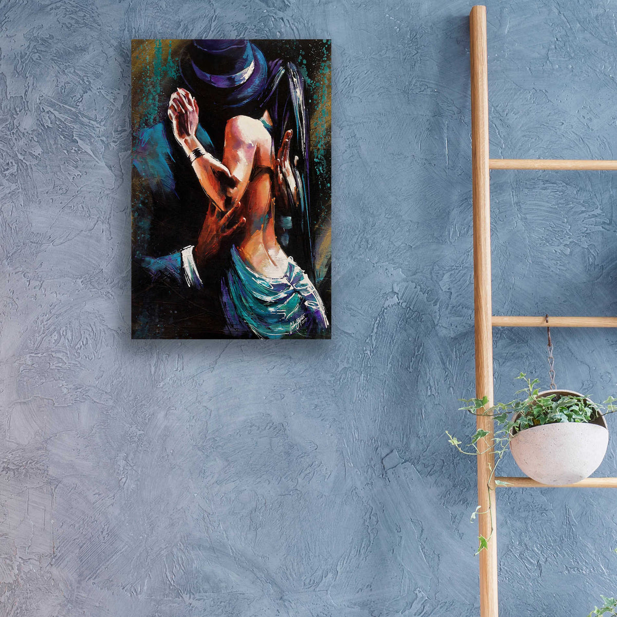 Epic Art 'Nidia' by Colin John Staples, Acrylic Glass Wall Art,16x24