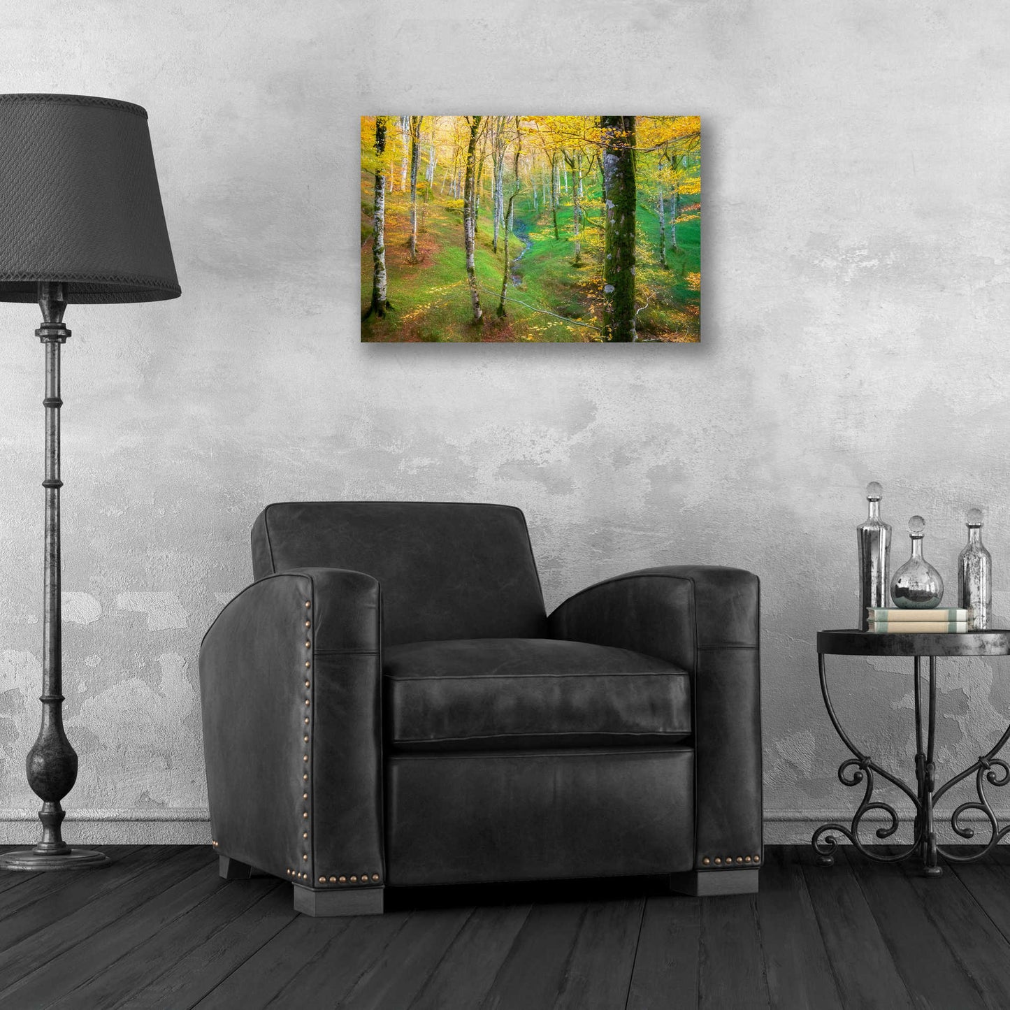 Epic Art 'Dream of Birches' by Lars Van de Goor, Acrylic Glass Wall Art,24x16