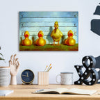 Epic Art 'The Big Lineup' by Lucia Heffernan, Acrylic Glass Wall Art,16x12