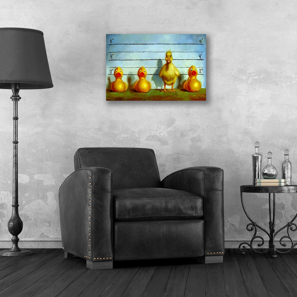 Epic Art 'The Big Lineup' by Lucia Heffernan, Acrylic Glass Wall Art,24x16