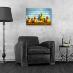 Epic Art 'The Big Lineup' by Lucia Heffernan, Acrylic Glass Wall Art,24x16