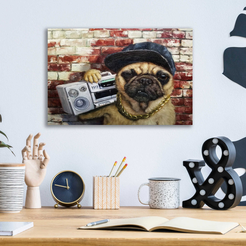 Epic Art 'Who Let The Dogs Out' by Lucia Heffernan, Acrylic Glass Wall Art,16x12