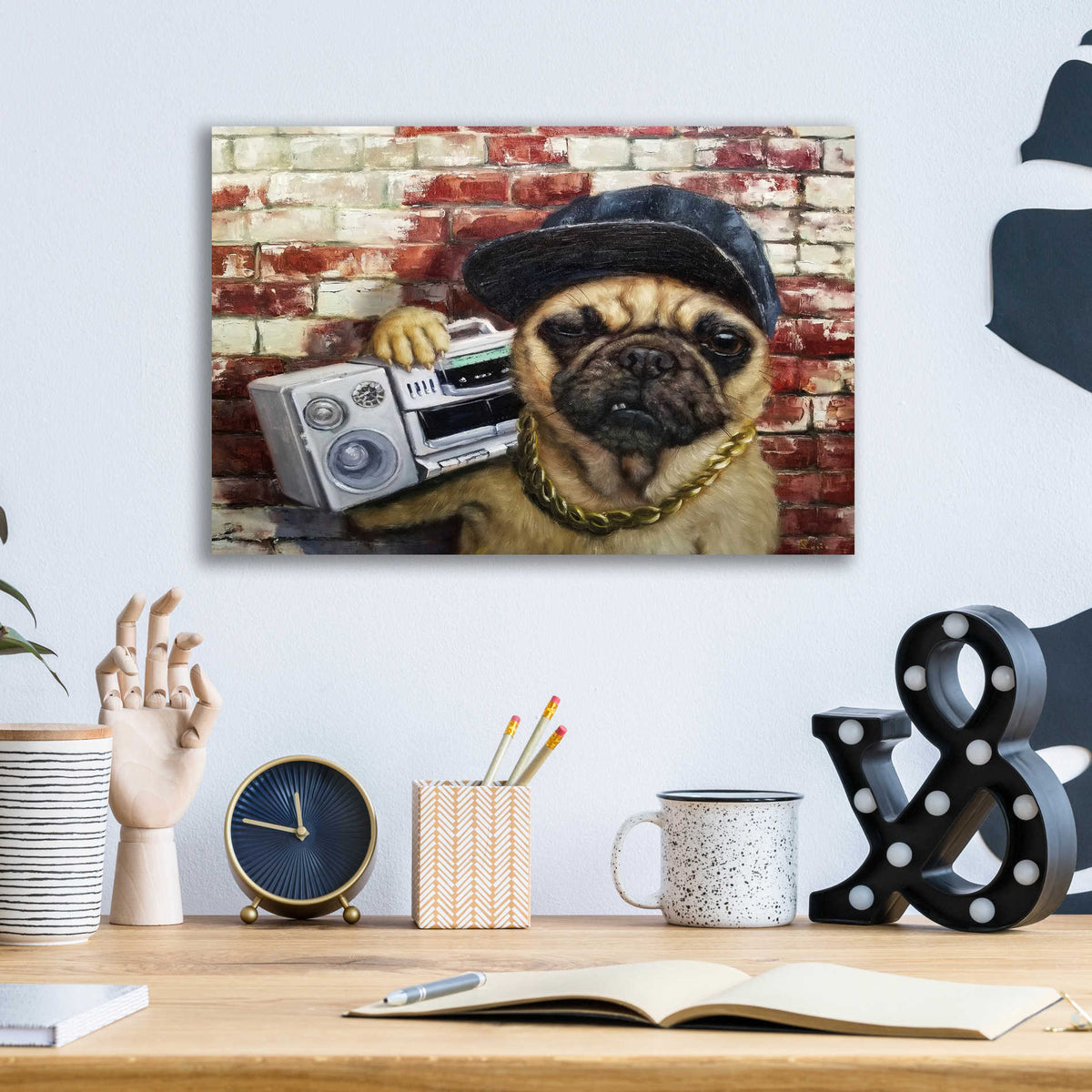 Epic Art 'Who Let The Dogs Out' by Lucia Heffernan, Acrylic Glass Wall Art,16x12