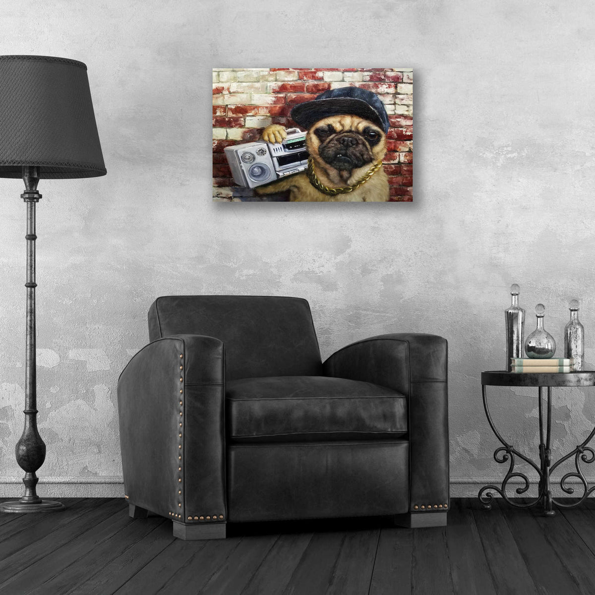 Epic Art 'Who Let The Dogs Out' by Lucia Heffernan, Acrylic Glass Wall Art,24x16