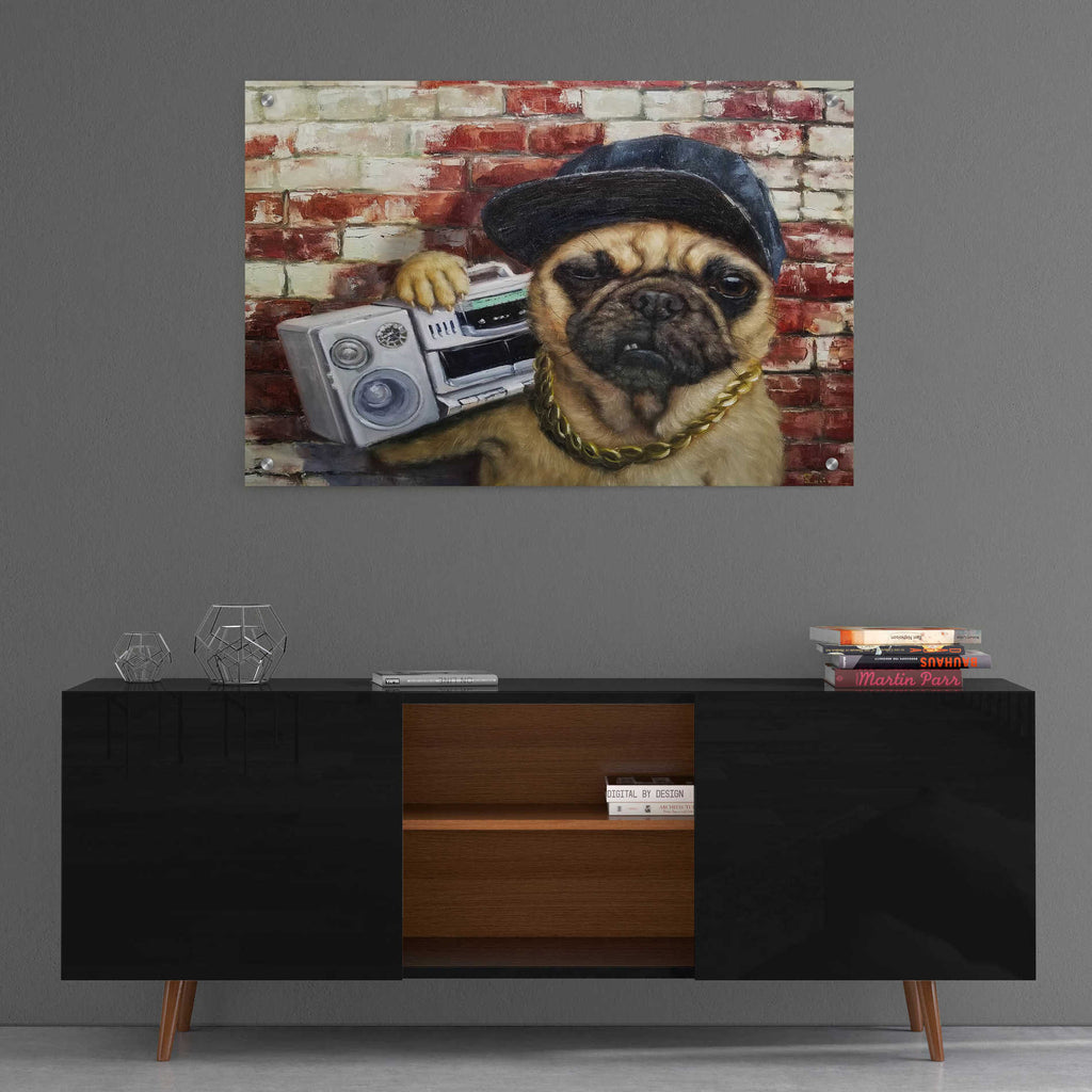 Epic Art 'Who Let The Dogs Out' by Lucia Heffernan, Acrylic Glass Wall Art,36x24