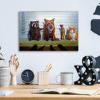 Epic Art 'Usual Suspects' by Lucia Heffernan, Acrylic Glass Wall Art,16x12