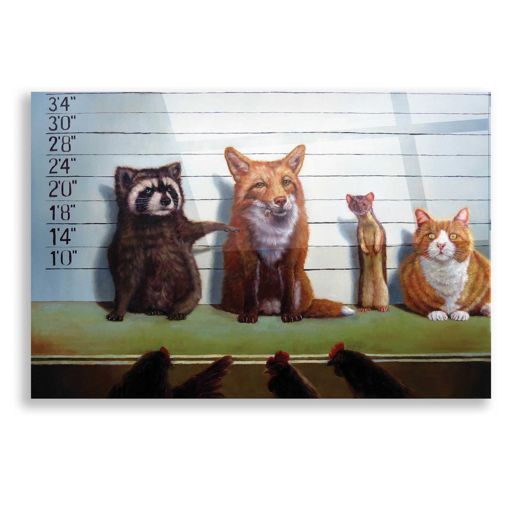 Epic Art 'Usual Suspects' by Lucia Heffernan, Acrylic Glass Wall Art