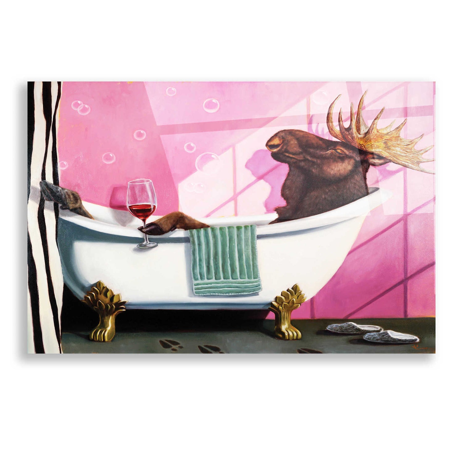 Epic Art 'Retirement' by Lucia Heffernan, Acrylic Glass Wall Art