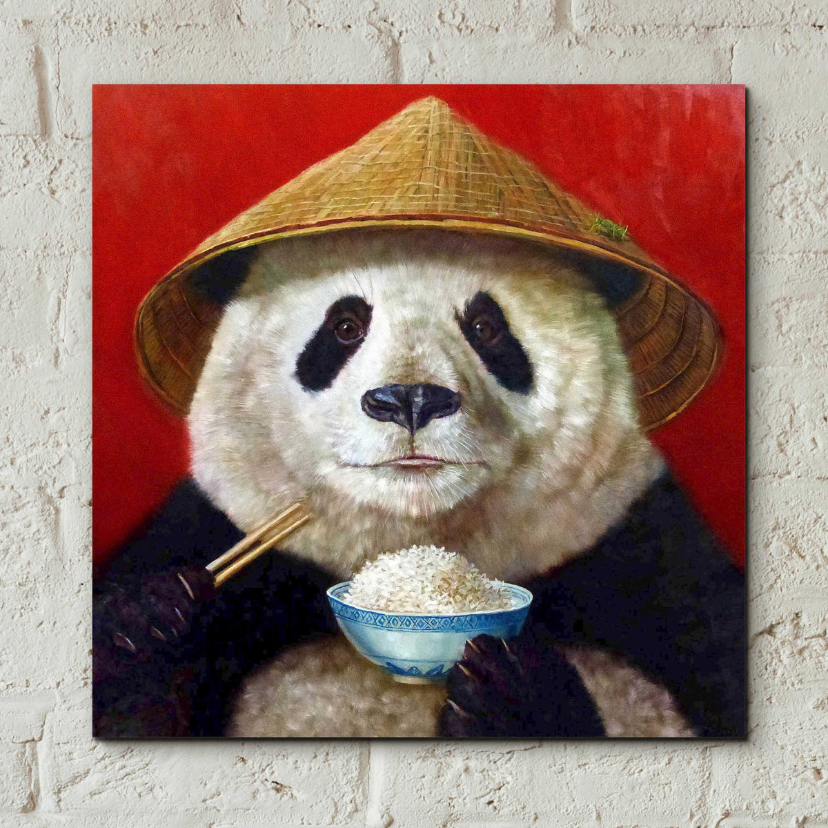 Epic Art 'Panda' by Lucia Heffernan, Acrylic Glass Wall Art,12x12