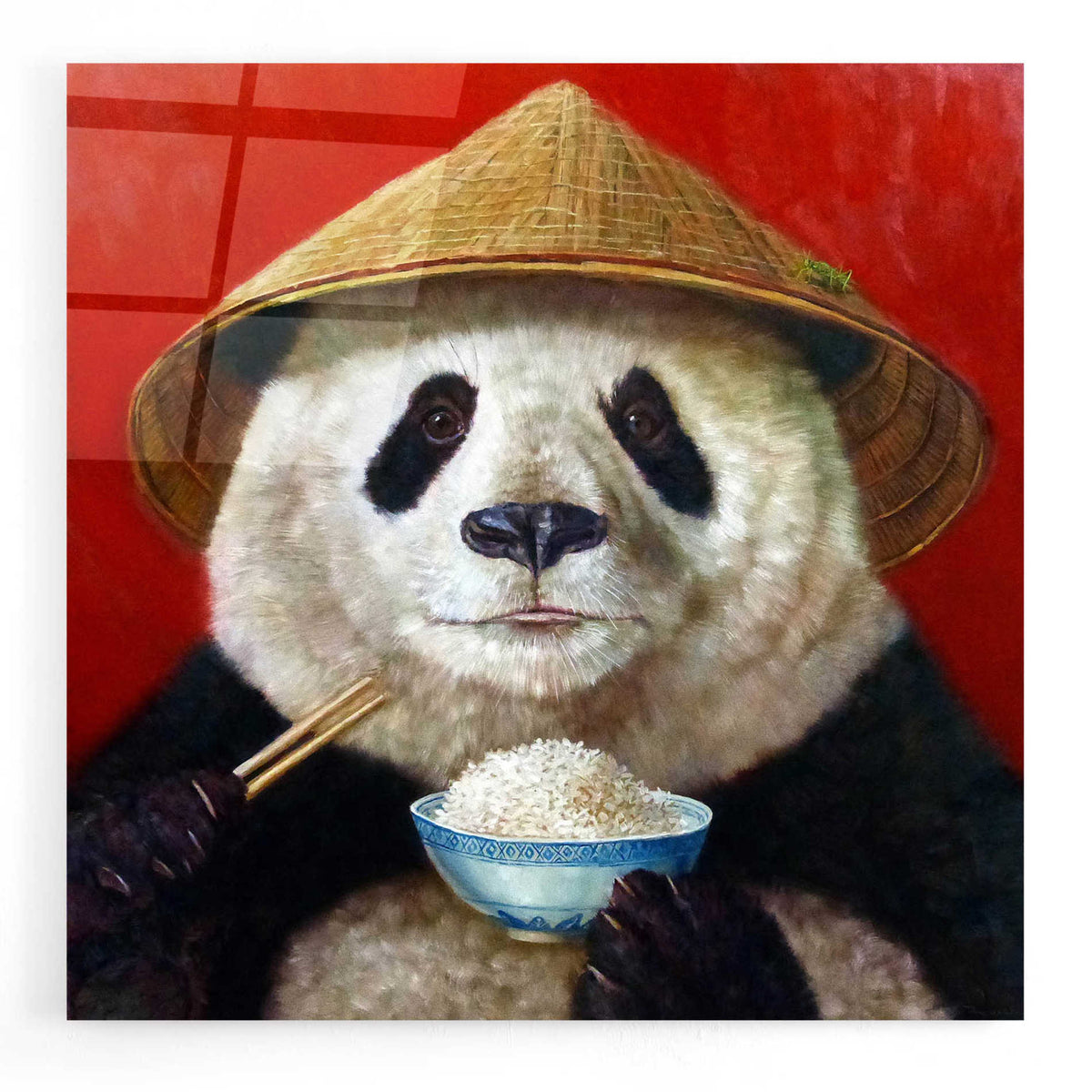 Epic Art 'Panda' by Lucia Heffernan, Acrylic Glass Wall Art