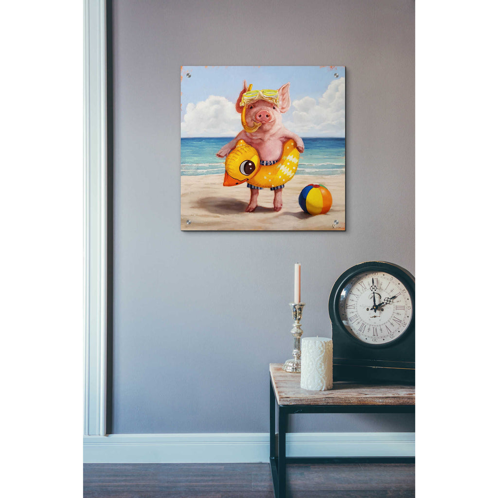 Epic Art 'Baked Ham' by Lucia Heffernan, Acrylic Glass Wall Art,24x24