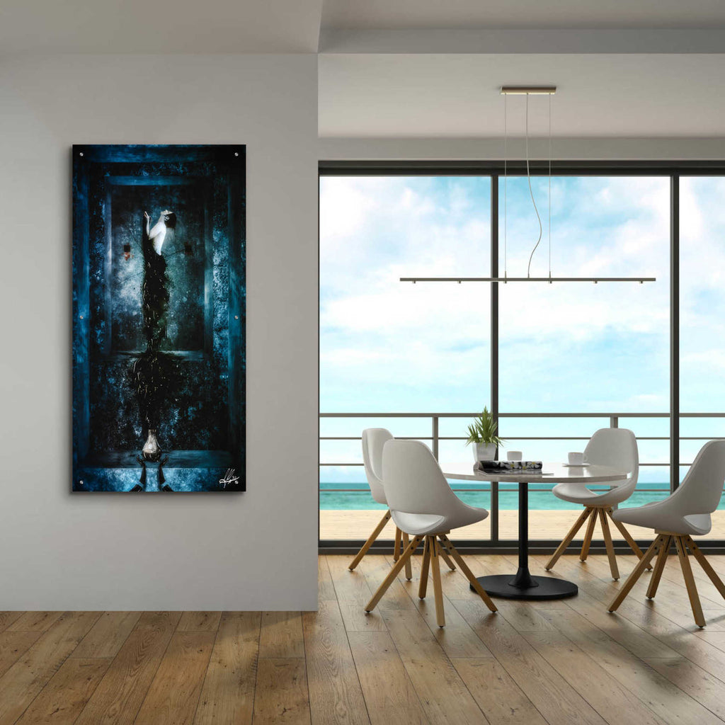 Epic Art 'Drink Me' by Mario Sanchez Nevado, Acrylic Glass Wall Art,24x48