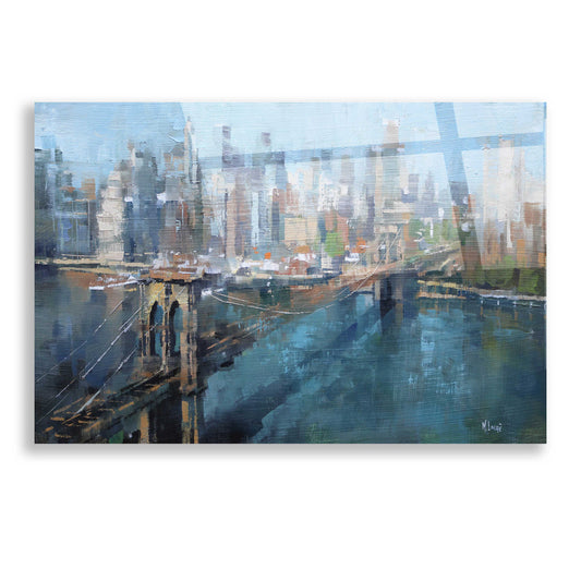 Epic Art 'Brooklyn Bridge' by Mark Lague, Acrylic Glass Wall Art