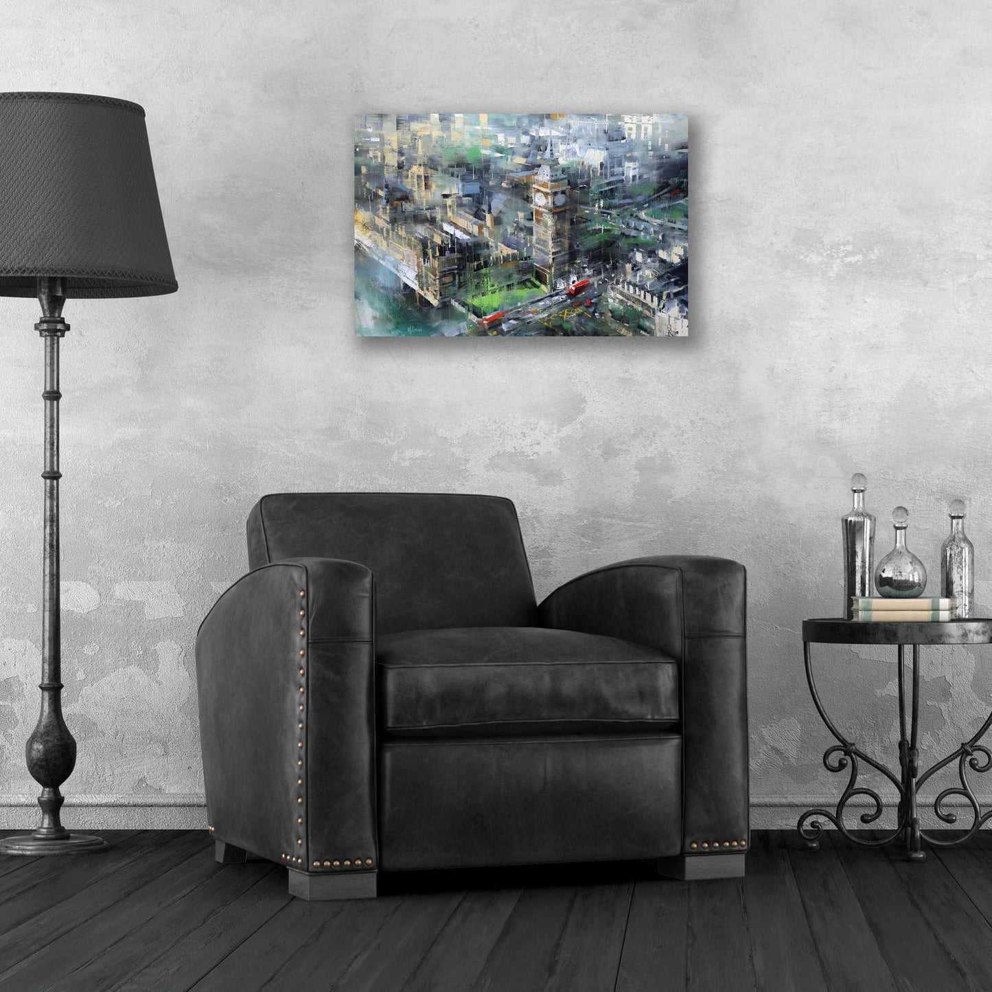 Epic Art 'London Green - Big Ben' by Mark Lague, Acrylic Glass Wall Art,24x16