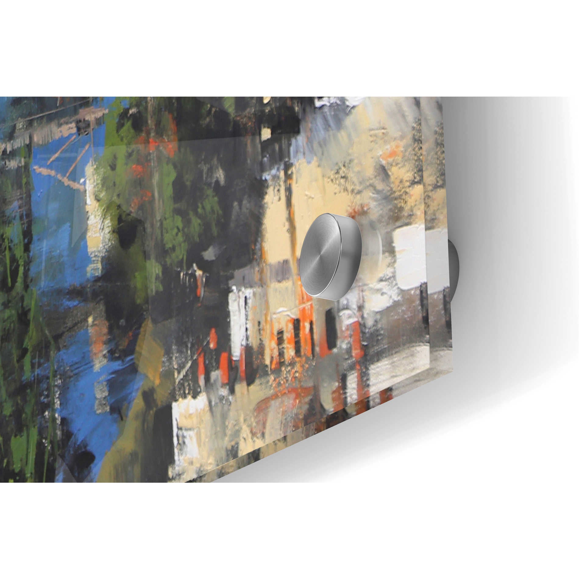 Epic Art 'Paris Pedestrian Bridge' by Mark Lague, Acrylic Glass Wall Art,36x24