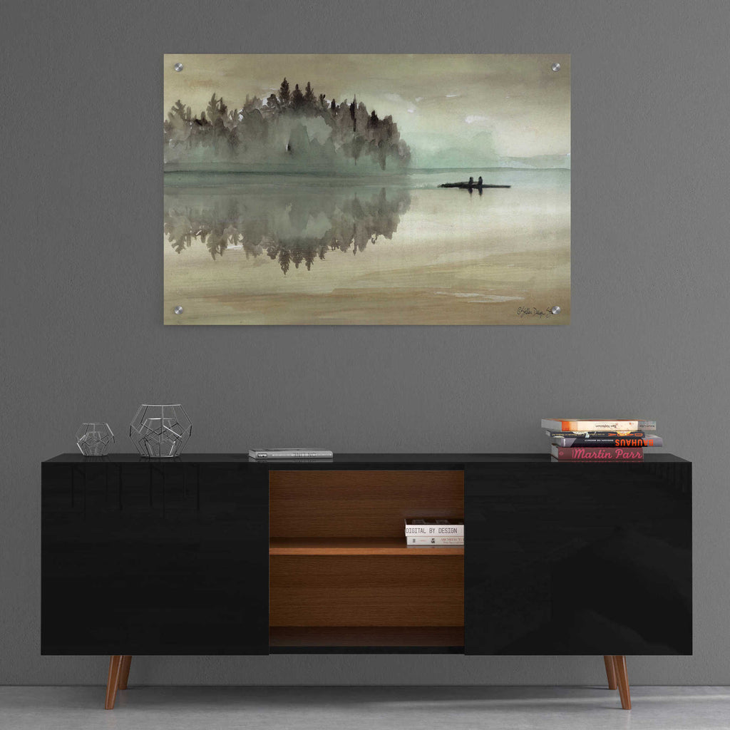 Epic Art 'Lake Fishing I' by Stellar Design Studio, Acrylic Glass Wall Art,36x24