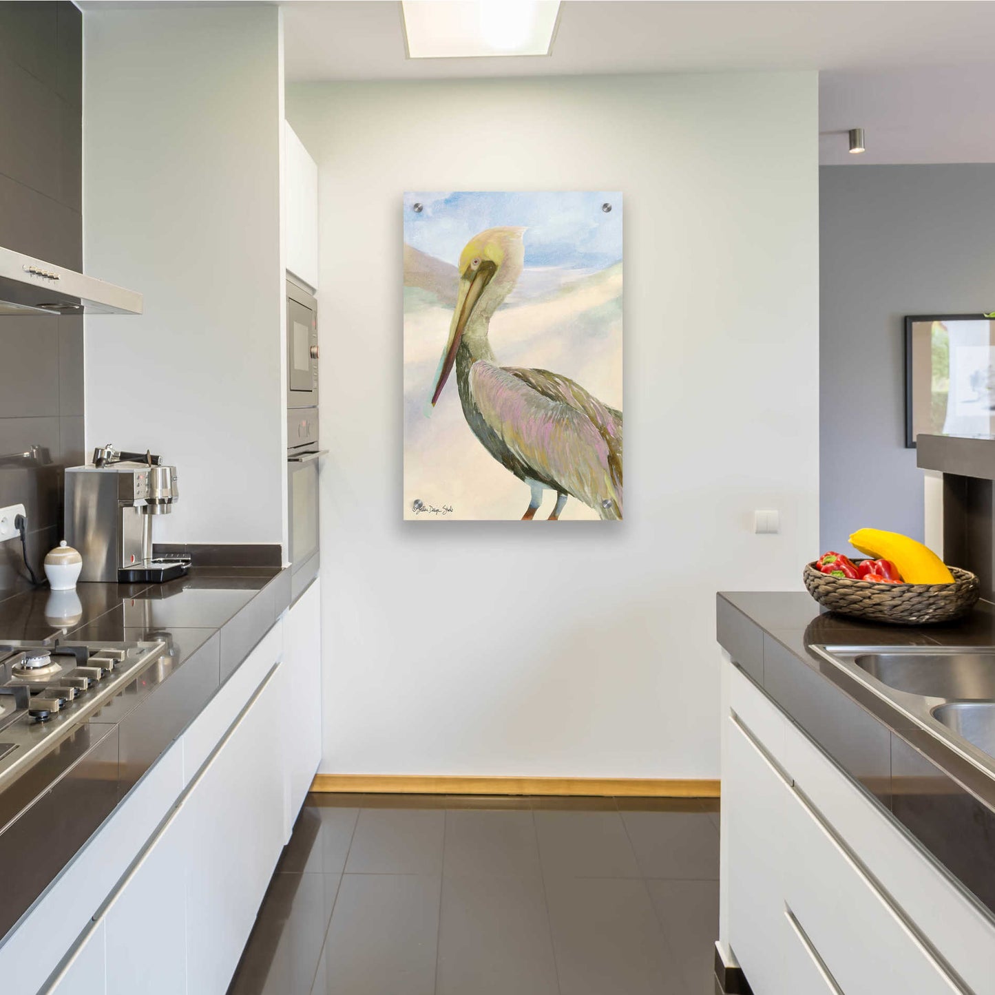 Epic Art 'Pelican 2' by Stellar Design Studio, Acrylic Glass Wall Art,24x36