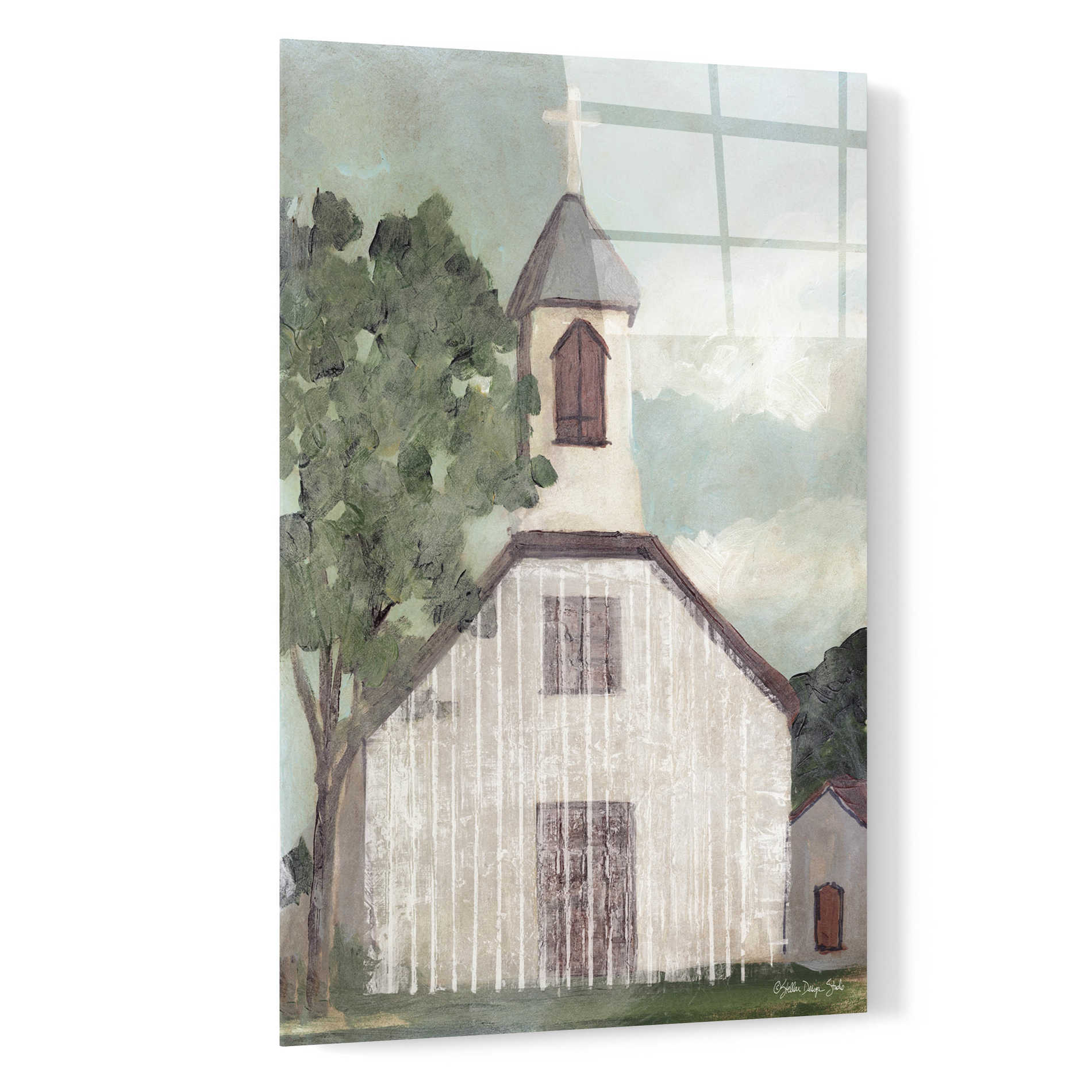 Epic Art 'Church 2' by Stellar Design Studio, Acrylic Glass Wall Art,16x24