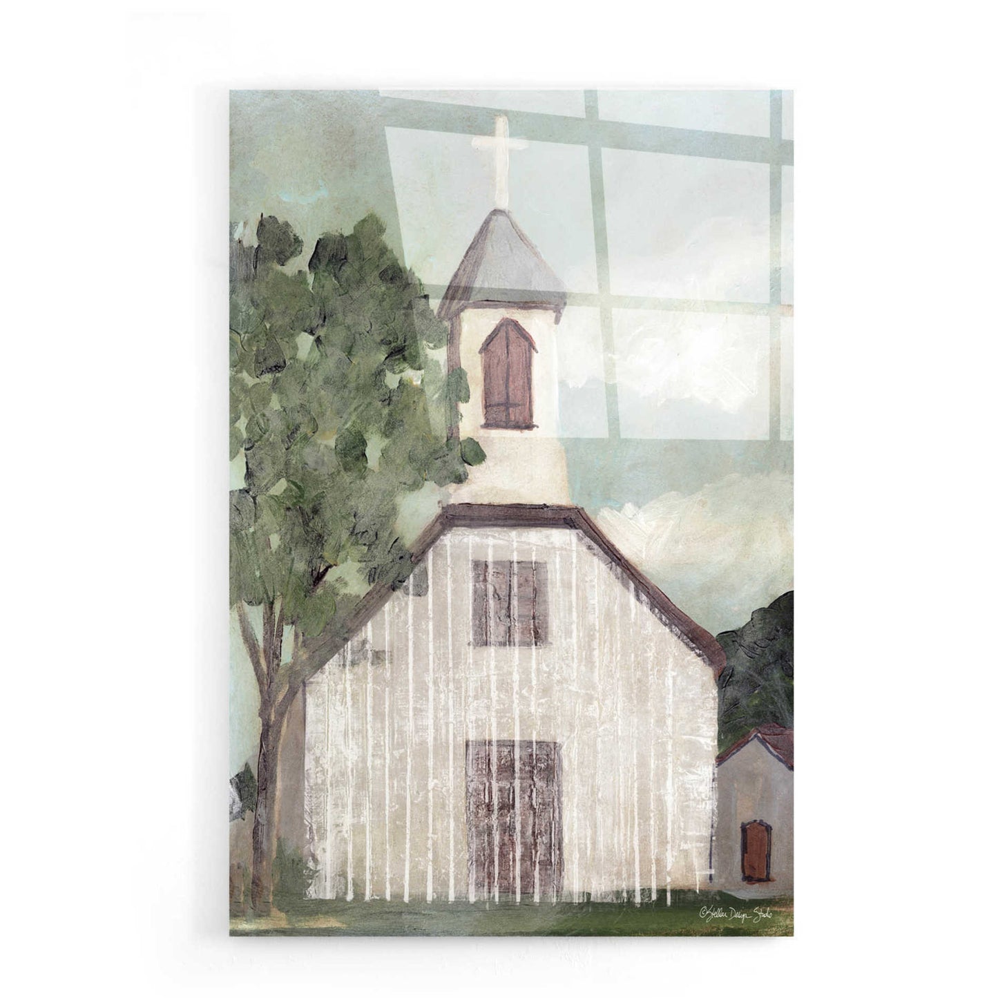 Epic Art 'Church 2' by Stellar Design Studio, Acrylic Glass Wall Art,16x24