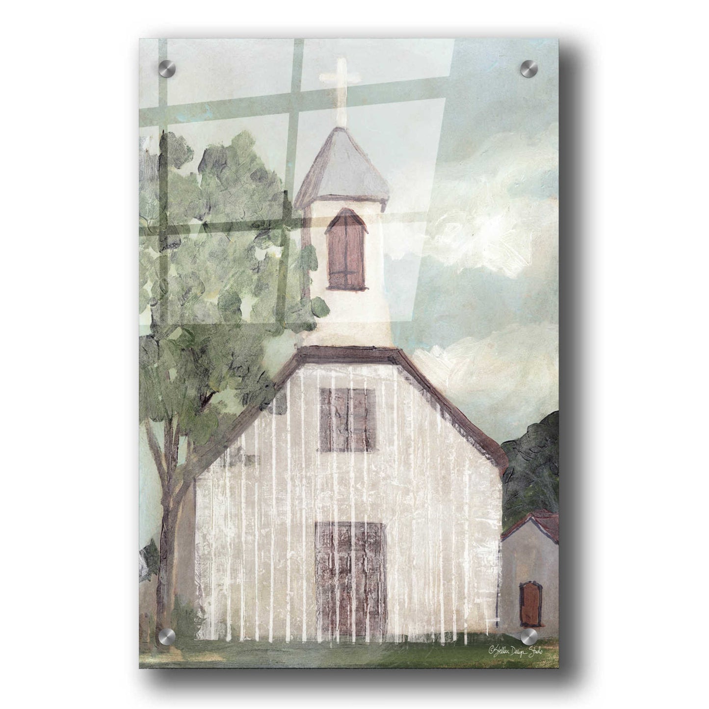 Epic Art 'Church 2' by Stellar Design Studio, Acrylic Glass Wall Art,24x36