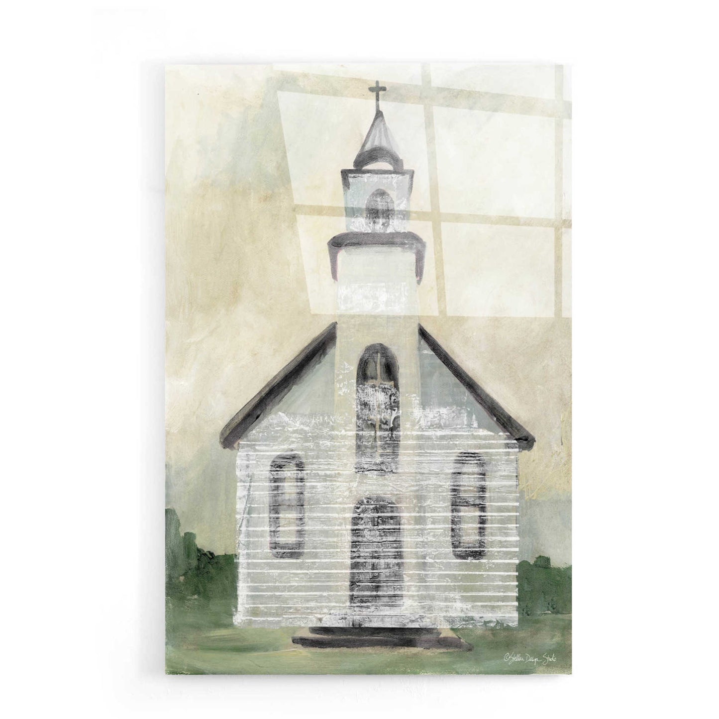 Epic Art 'Church 4' by Stellar Design Studio, Acrylic Glass Wall Art,16x24