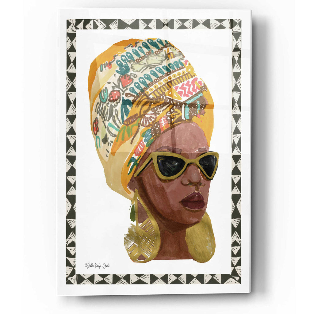 Epic Art 'Side Portrait 1' by Stellar Design Studio, Acrylic Glass Wall Art