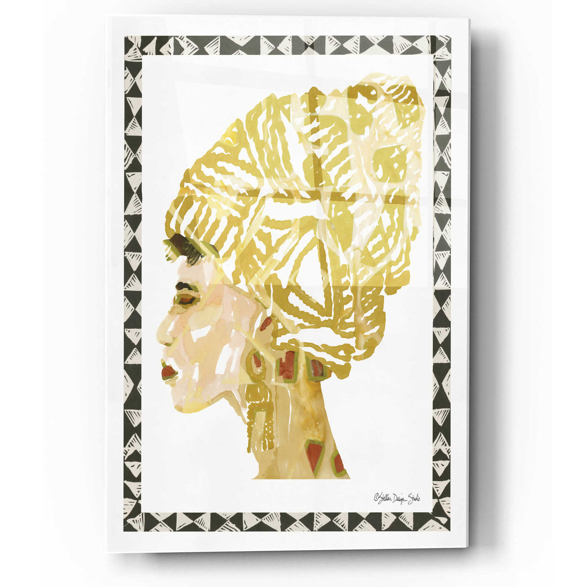 Epic Art 'Side Portrait 2' by Stellar Design Studio, Acrylic Glass Wall Art