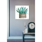 Epic Art 'Mud Cloth Vase V' by Cindy Jacobs, Acrylic Glass Wall Art,24x24