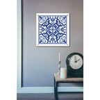 Epic Art 'Blue Tile VI' by Cindy Jacobs, Acrylic Glass Wall Art,24x24