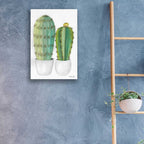 Epic Art 'Cactus Love' by Cindy Jacobs, Acrylic Glass Wall Art,16x24