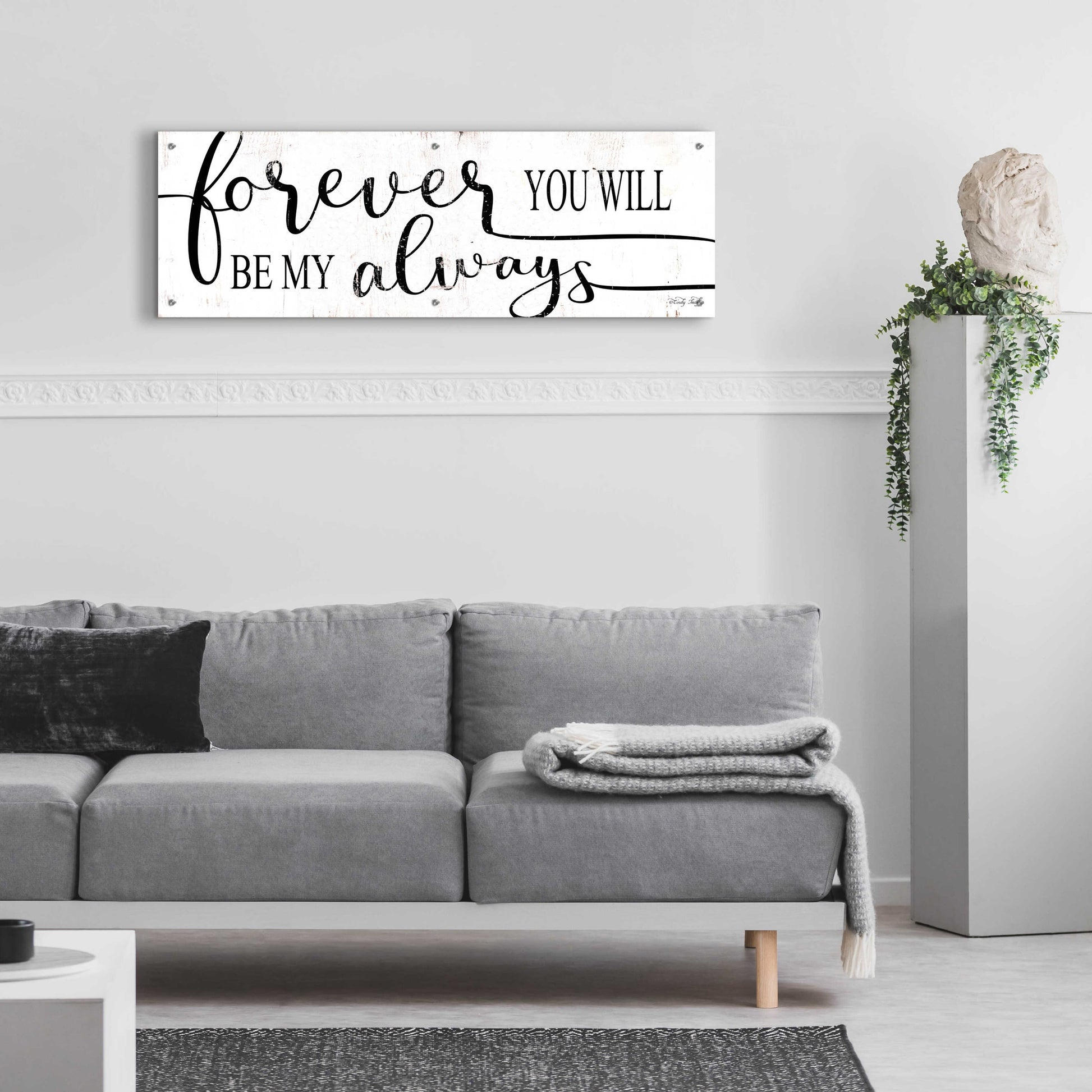 Epic Art 'You Will Be' by Cindy Jacobs, Acrylic Glass Wall Art,48x16
