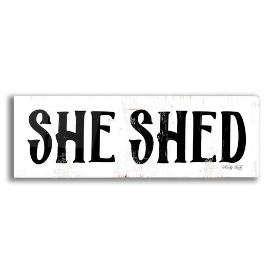 Epic Art 'She Shed' by Cindy Jacobs, Acrylic Glass Wall Art