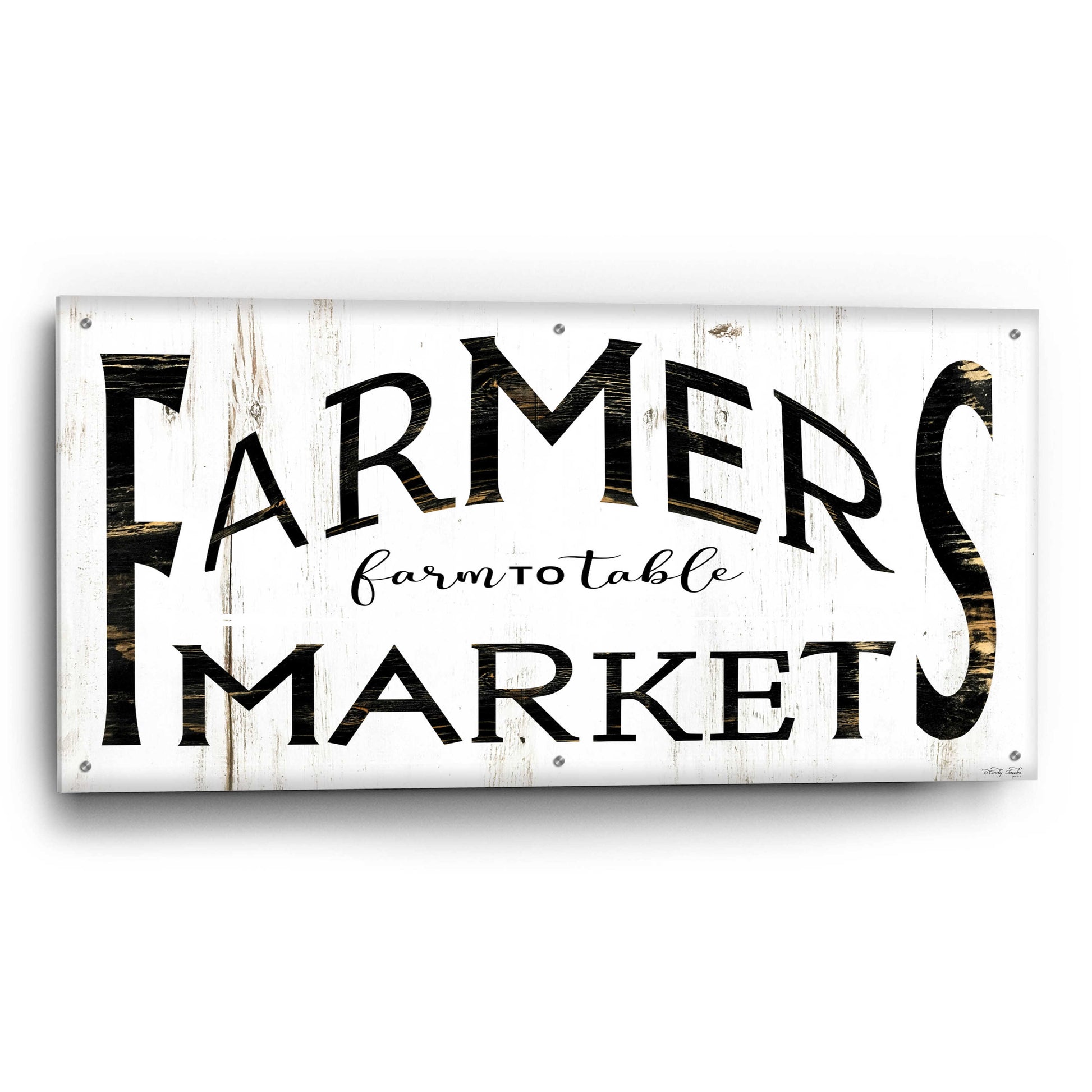Epic Art 'Farmer's Market I' by Cindy Jacobs, Acrylic Glass Wall Art,48x24