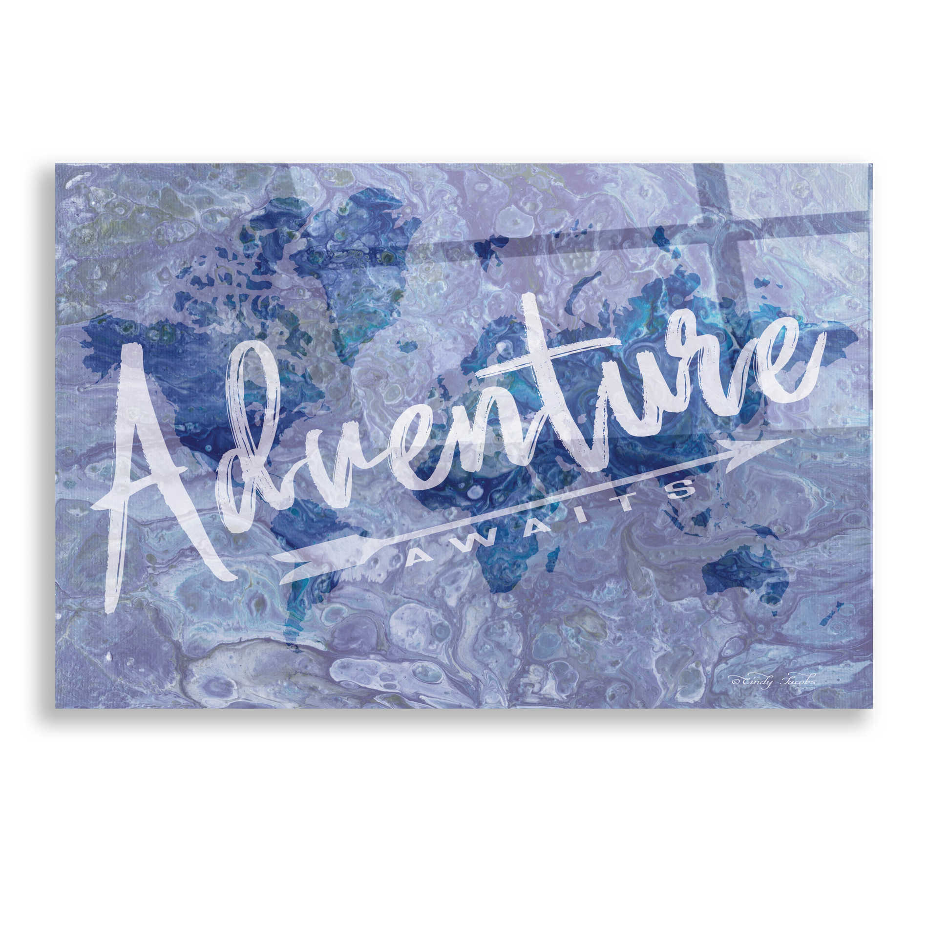 Epic Art 'Adventure' by Cindy Jacobs, Acrylic Glass Wall Art