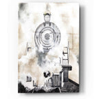 Epic Art 'Chugga Chugga' by Diane Fifer, Acrylic Glass Wall Art