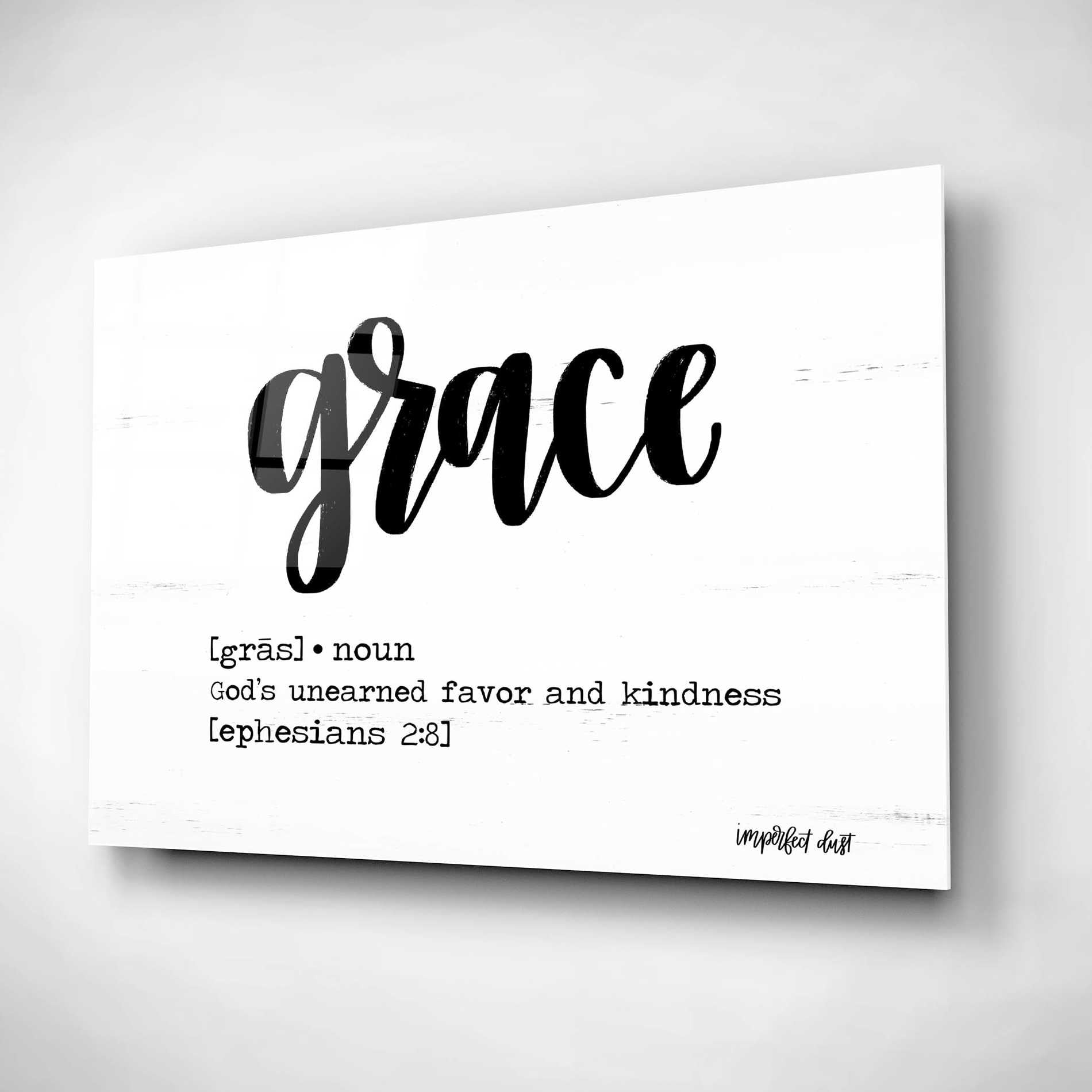 Epic Art 'Grace' by Imperfect Dust, Acrylic Glass Wall Art,16x12